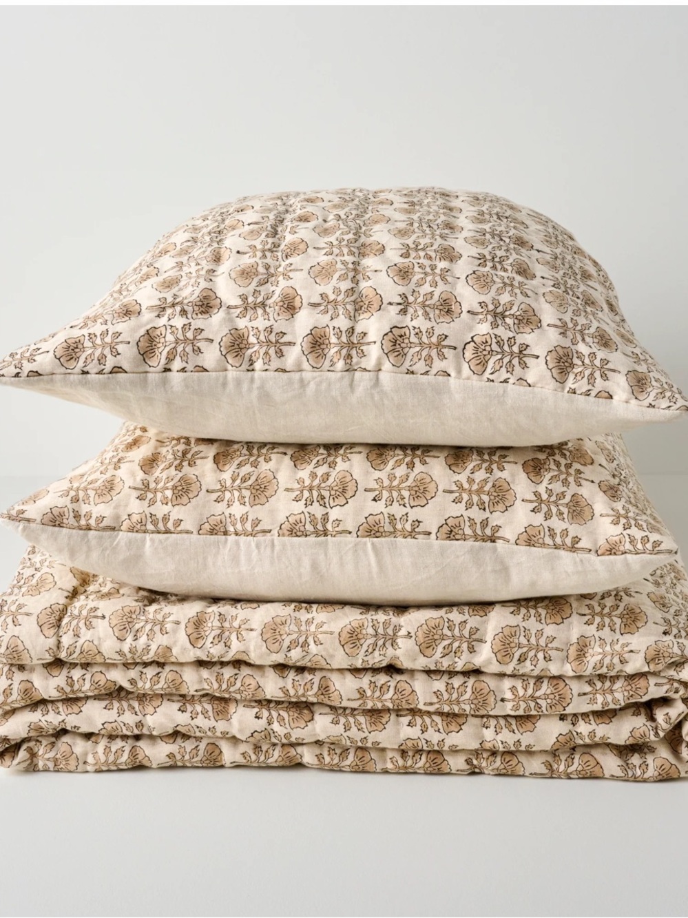 ‘Natural’ Flora Block quilt